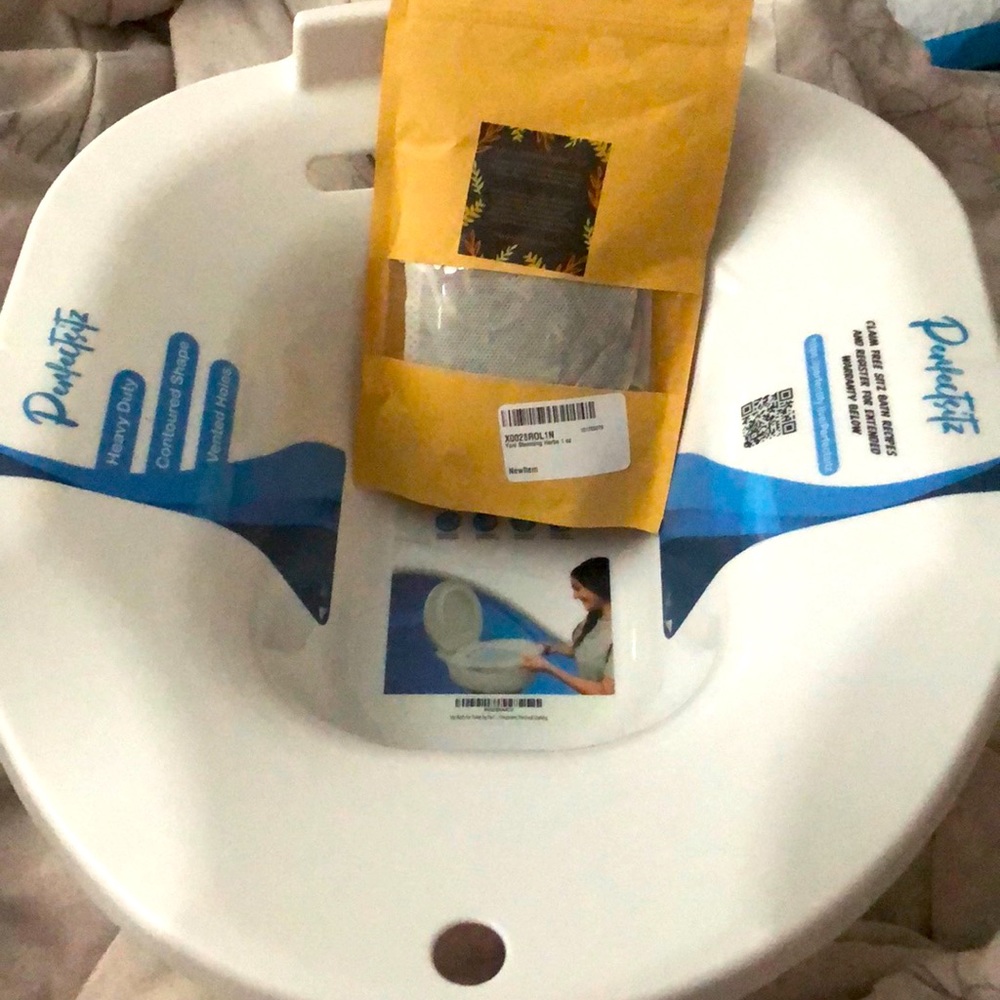 Yoni Steaming Herbs & Toilet Lid